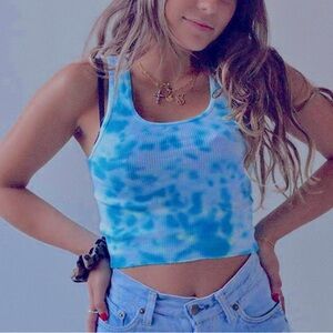 CHAMPION TIE DYE CROP TOP